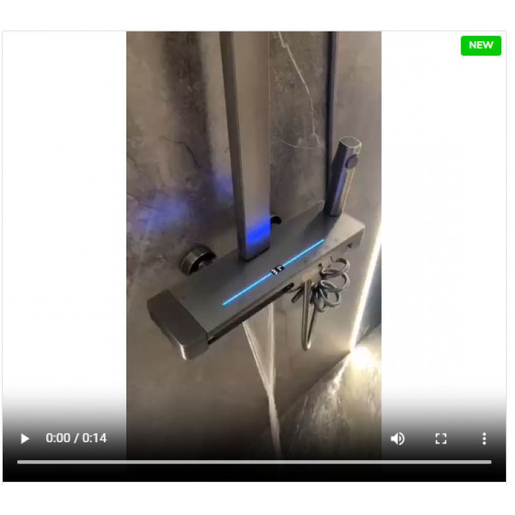 PIANO ACTIVE ANTRASIT GRI DUŞ SETİ