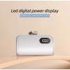 Özel Logo Küçük Cep Ultra İnce Mobil Powerbank Dış Mekan Taşınabilir 5000mAh Mini Powerbank Dahili Tip-C Kablo ve Hızlı Şarj Özel Logo Küçük Cep Ultra İnce Mobil Powerbank Dış Mekan Taşınabilir 5000mAh Mini Powerbank Dahili Tip-C Kablo ve Hızlı Şarj