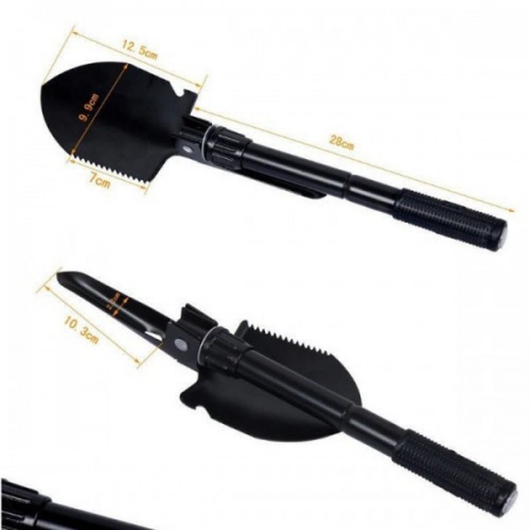 Compass Folding Portable Digging Shovel Set