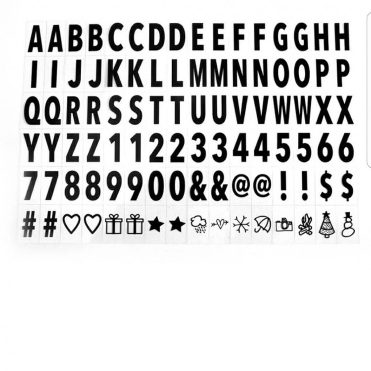 A5 Illuminated Letter Decorative Led Board Lightbox