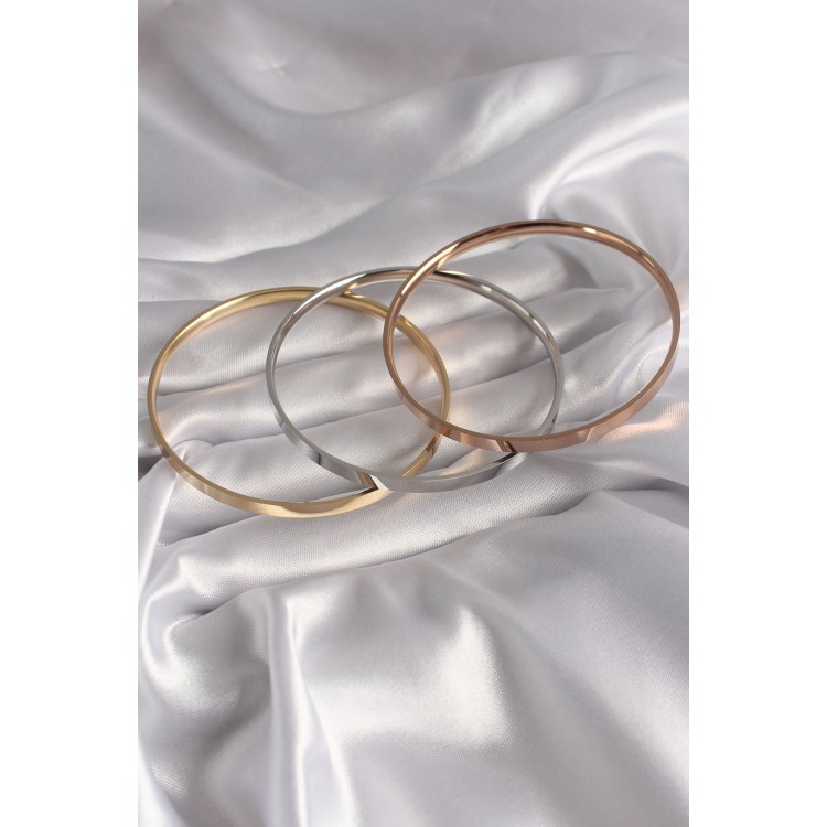 316L Çelik Mix Renk Ajda Model Kadın Bileklik Seti - TJ-BB5967