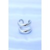 Rice Silver Color Adjustable Band Ring - TJ-BYK3171