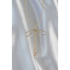 Brass Gold Color Bow Model Elevator Necklace - TJ-BKO8918