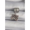 316L Çelik Gümüş Renk Sallantı New York Yazı Model Nomination Charm - TJ-BC1120