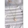316L Çelik Gold Renk Zincir 3D İnci Kalp Model Kadın Kolye - TJ-BKO9713 316L Çelik Gold Renk Zincir 3D İnci Kalp Model Kadın Kolye - TJ-BKO9713