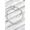 Rice Charm Zircon Stone Crown Model Silver Color Women's Bracelet - TJ-BB7802