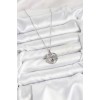 316L Steel Chain Silver Color Zircon Stone Butterfly Women's Necklace - TJ-BKO10608