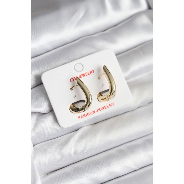 14K Gold Color Plated CM Women's Earrings - TJ-BKP11424