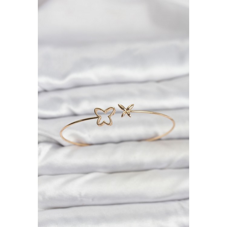 Butterfly Model Gold Color Bracelet - TJ-BB8140