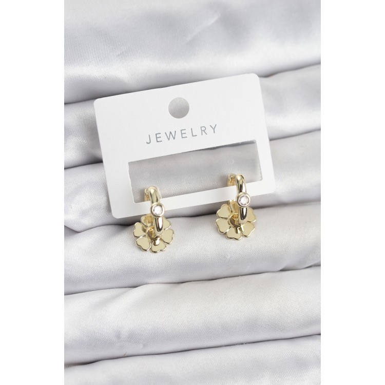 Gold-Colored Women's Migrant Earrings - TJ-BKP11597