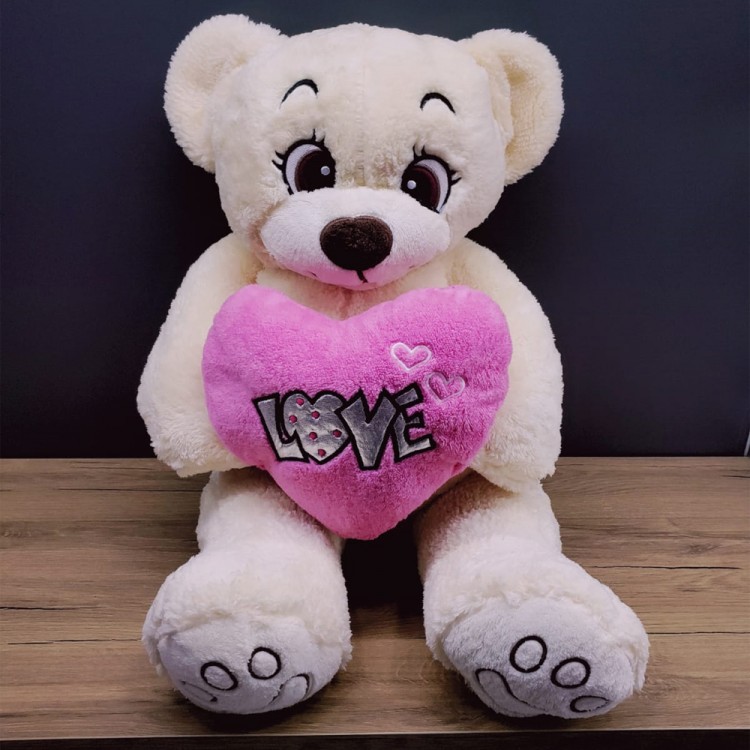 Love Kalpli Sevimli Peluş Ayıcık Love Kalpli Sevimli Peluş Ayıcık