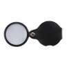 5X-50Mm-Mini Büyüteç Cepte Taşınan Optik Lens Katlanabilir Deri Kaplama Xx1051