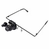 Eyeglass Model 20X16Mm Optical Lens LED Light Monocular Magnifier