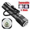 F.B.I F-82 T6 LED Zoomable 2000 LM High-Power Rechargeable Flashlight F.B.I F-82 T6 LED Zoomable 2000 LM High-Power Rechargeable Flashlight