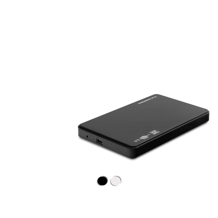 Hdd Kutu Usb2.0 Plastik Sata 2.5" Siyah - Beyaz HDX1757