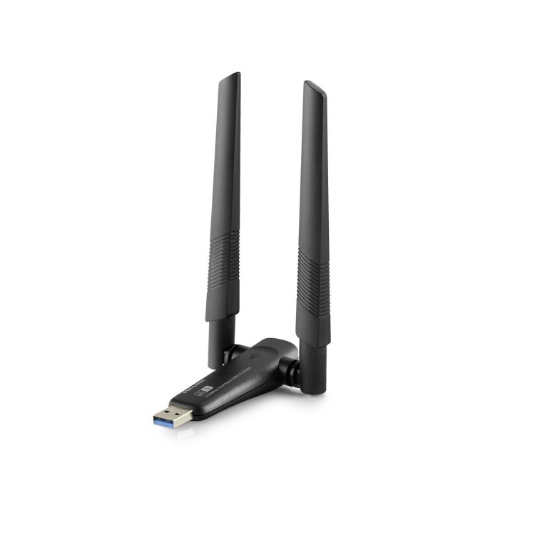 Usb Wıfı Adaptor Ac1200 2.4Ghz&5Ghz Rtl8812Bu Wifi5 Siyah UAC20