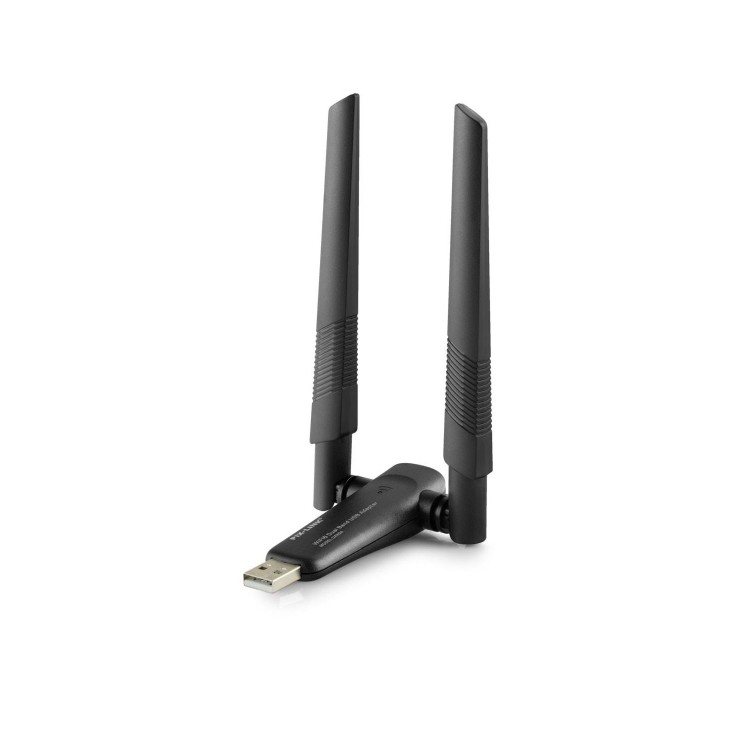 Usb Wıfı Adaptor 2.4Ghz&5Ghz Aıc8800D Ax1800 Wifi6 Siyah UAX04