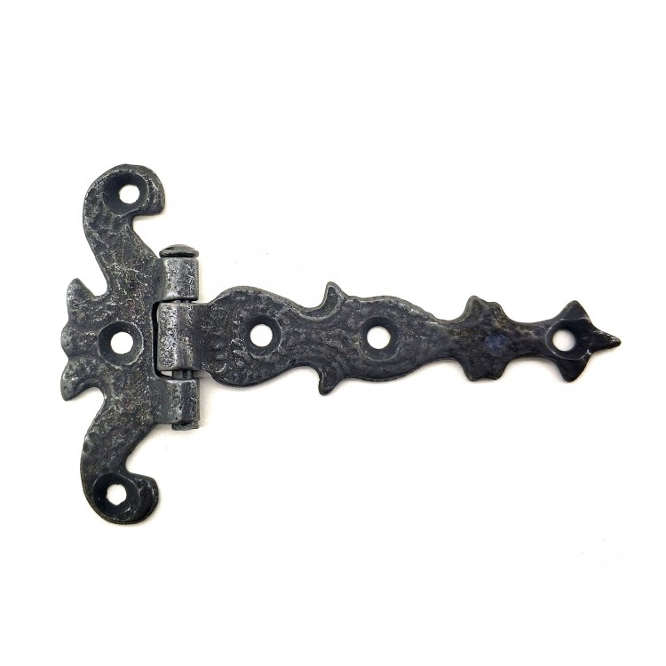 Antika Tarz Dekoratif Pirinç Kuyruklu Kelebek Menteşe - 63x100 mm, Oksit