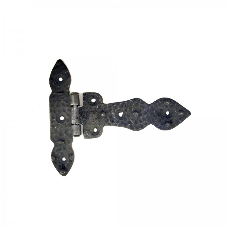 Antika Tarz Dekoratif Pirinç Kuyruklu Düğmeli Menteşe No1 - 117x142 mm, Oksit