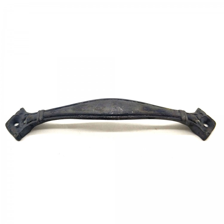 Antika Tarz Dekoratif Pirinç Deste Mobilya Kulbu - 27x155 mm, Oksit