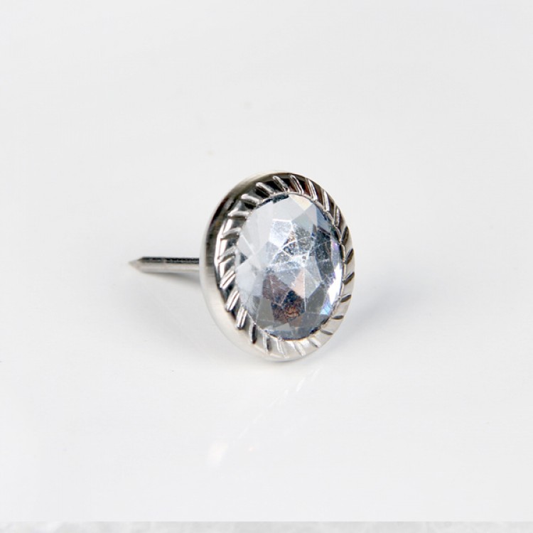 Febko Dekoratif Parlak Taşlı Kabara Raptiye 17 mm - 50 adet Febko Dekoratif Parlak Taşlı Kabara Raptiye 17 mm - 50 adet