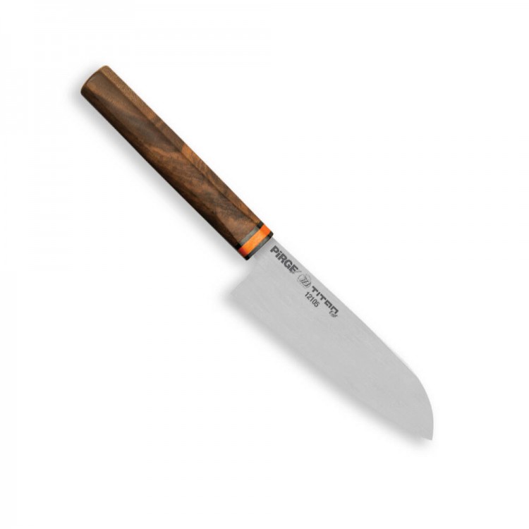 12105 Titan East Santoku Şef Bıçağı 16 cm - Ceviz Sap 12105 Titan East Santoku Şef Bıçağı 16 cm - Ceviz Sap