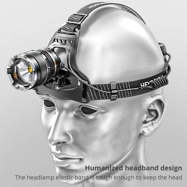 PeakStar PS-8002 Sensörlü Zoomlu Profesyonel Şarjlı Kafa Lambası PeakStar PS-8002 Sensörlü Zoomlu Profesyonel Şarjlı Kafa Lambası