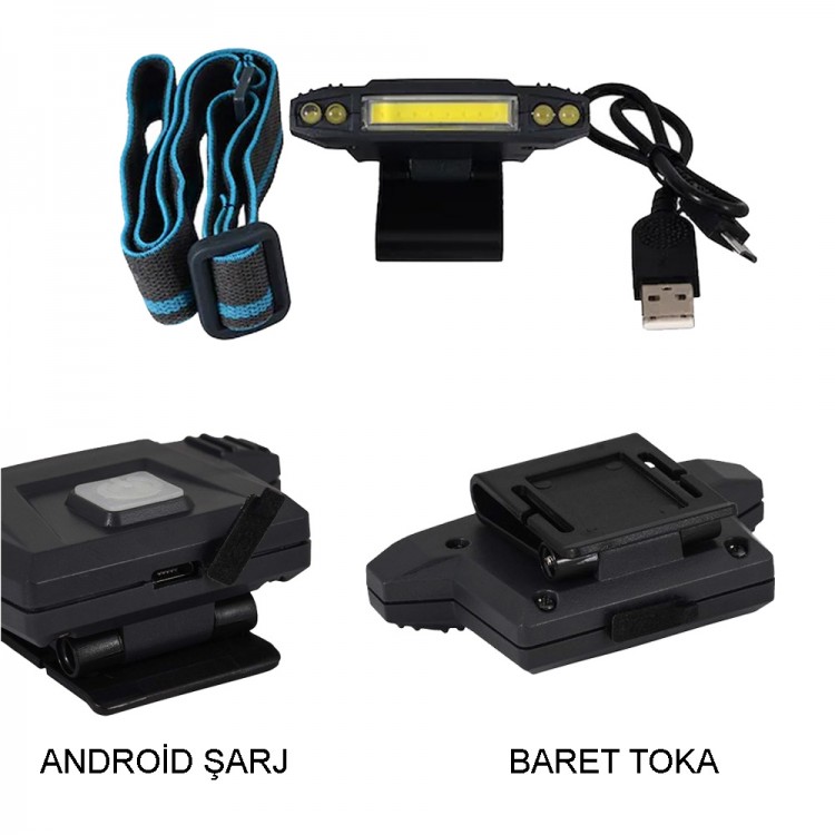 Cordless Hard Hat Lamp Wt-606