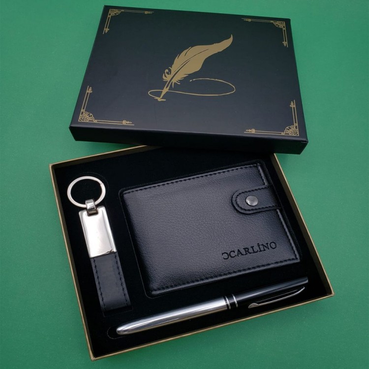 Wallet Keychain Pen Gift Set Wallet Keychain Pen Gift Set
