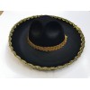Gold-Striped Mexican Mariachi Latin Hat 55 cm for Children