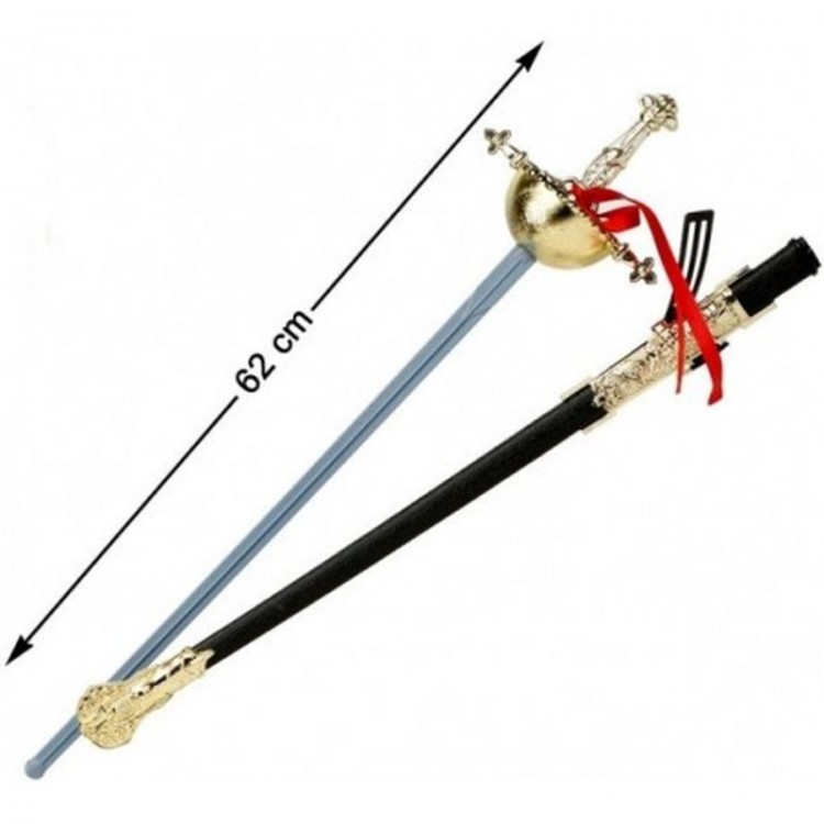 Costume Party Plastic Non-Toxic Zorro Sword Knight Sword 62 cm