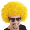 Yellow Curly Afro Bonus Wig