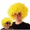Yellow Curly Afro Bonus Wig