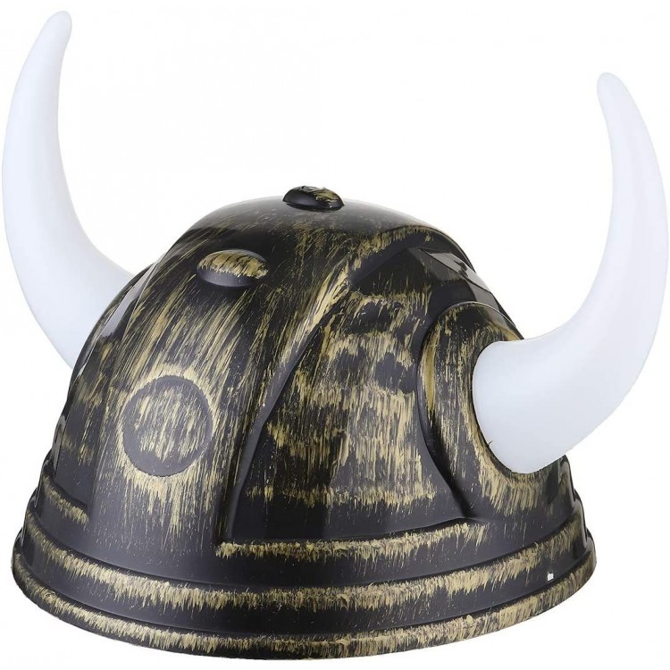 Viking Helmet Asterix Helmet Gold Color