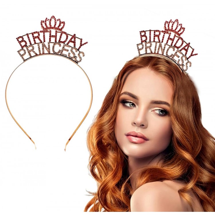 Birthday Princess Kristal Taç – Rose Gold Kaplama Birthday Princess Kristal Taç – Rose Gold Kaplama