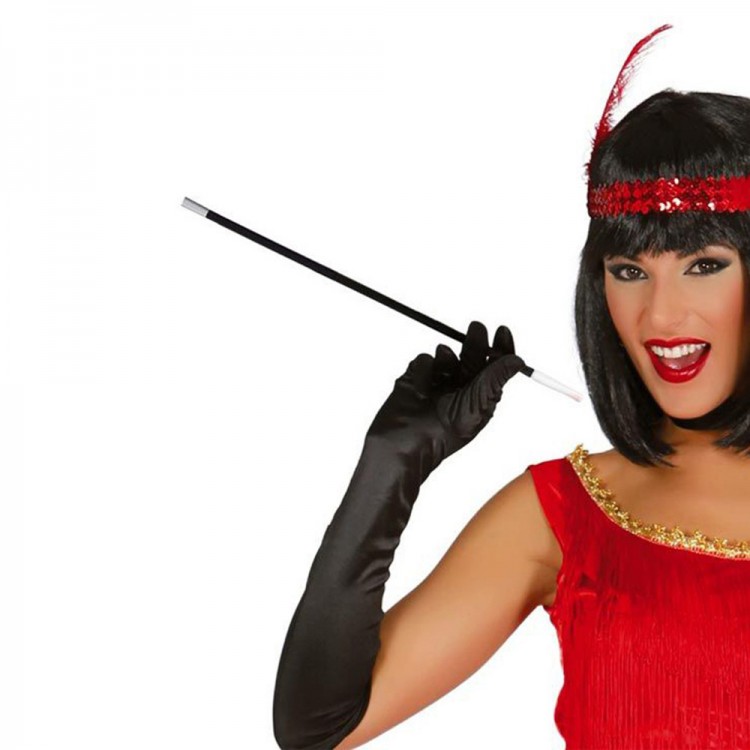 1920'ler 1990'lar Gatsby Kadın Aksesuar Seti – Kırmızı Charleston Saç Bandı ve Sigaralık 1920'ler 1990'lar Gatsby Kadın Aksesuar Seti – Kırmızı Charleston Saç Bandı ve Sigaralık