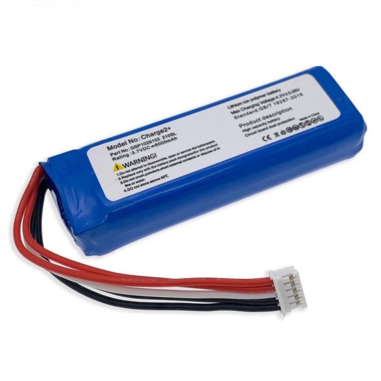 Charge 2 / 2+ uyumlu 3.7v 6000 mah Soketli Batarya