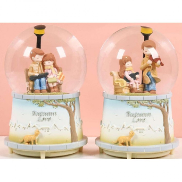 Sonbahar Sevgili Kar Küresi Orta Boy Sonbahar Sevgili Kar Küresi Orta Boy