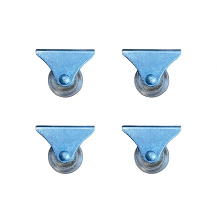 Furç Sabit Teker - 38MM - Şeffaf HKS237 - 4 Adet