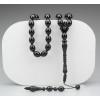 Oltu Stone Special Series Imame Diamond Carved Prayer Beads