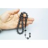 Oltu Stone Drop Watermelon Diamond Embroidered Prayer Beads