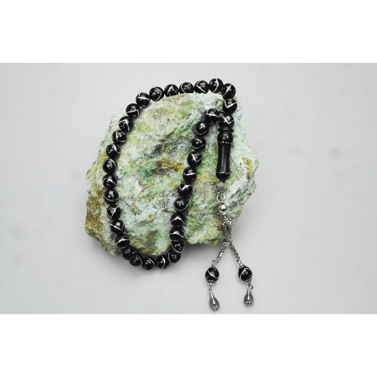 Single Zigzag Quadruple Bafon Embroidery Prayer Beads