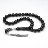 Oltu Stone Medium Size Plain Sphere Prayer Beads
