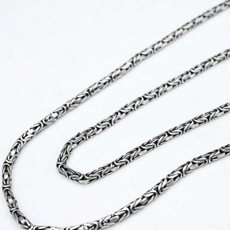 Silver King Chain Necklace