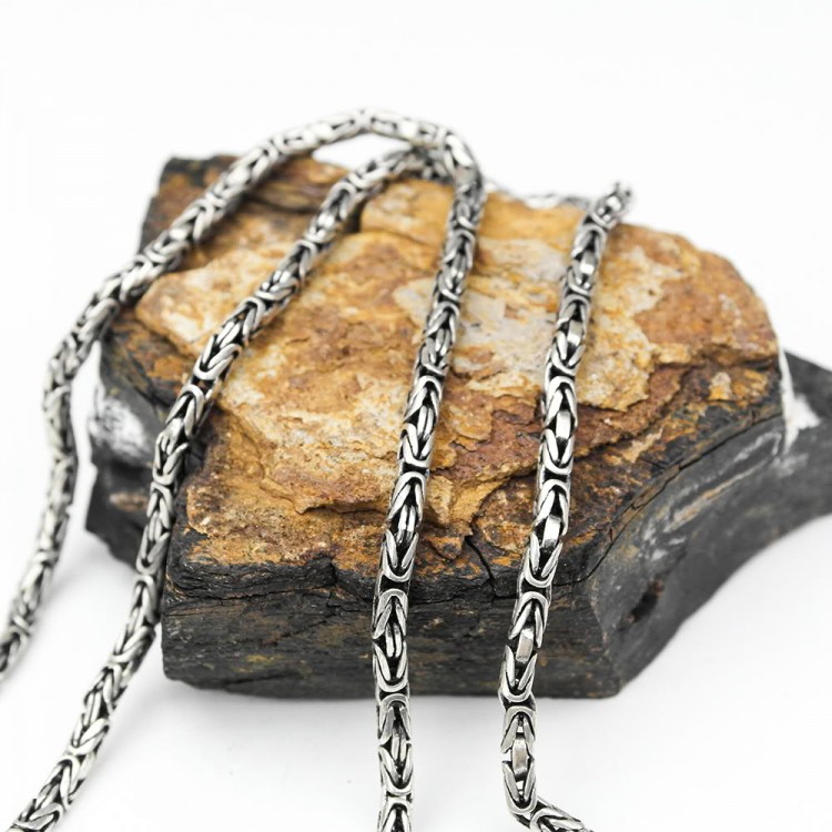 Silver King Chain Necklace