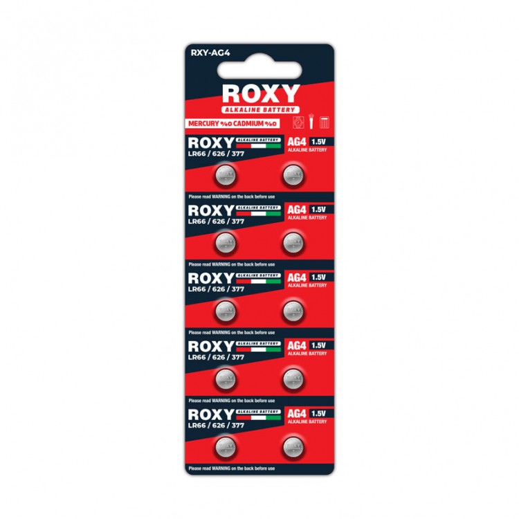 AG4 LR66/626/377 18 Mah Alkalin Düğme Pil 10 Lu Paket
