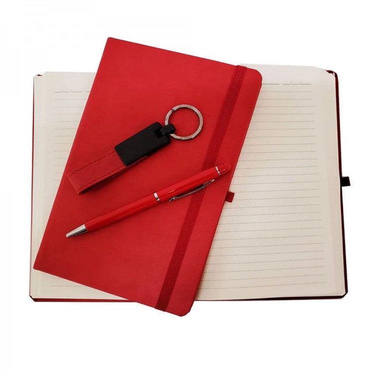 Notebook, Pen, and Keychain Set Notebook, Pen, and Keychain Set