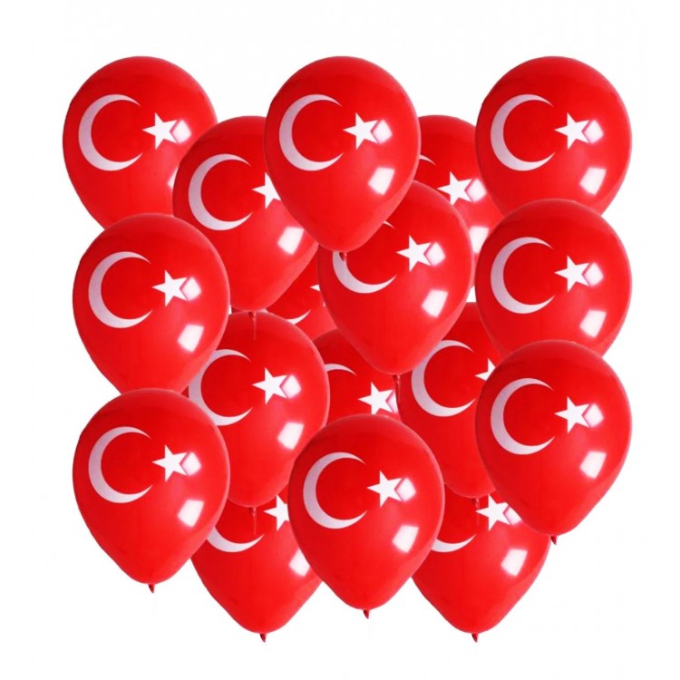 12 Inc 100 Adet Ay Yıldız Balon