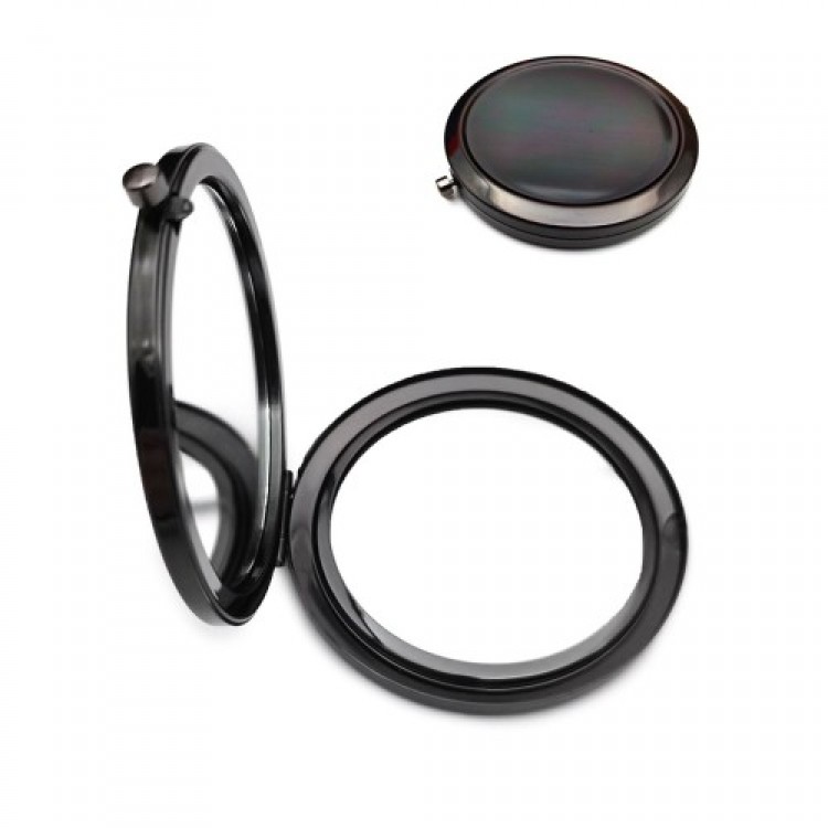 Promosyon Cep Aynası (Siyah Renk)