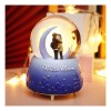 White Moon Snow Globe Medium Size